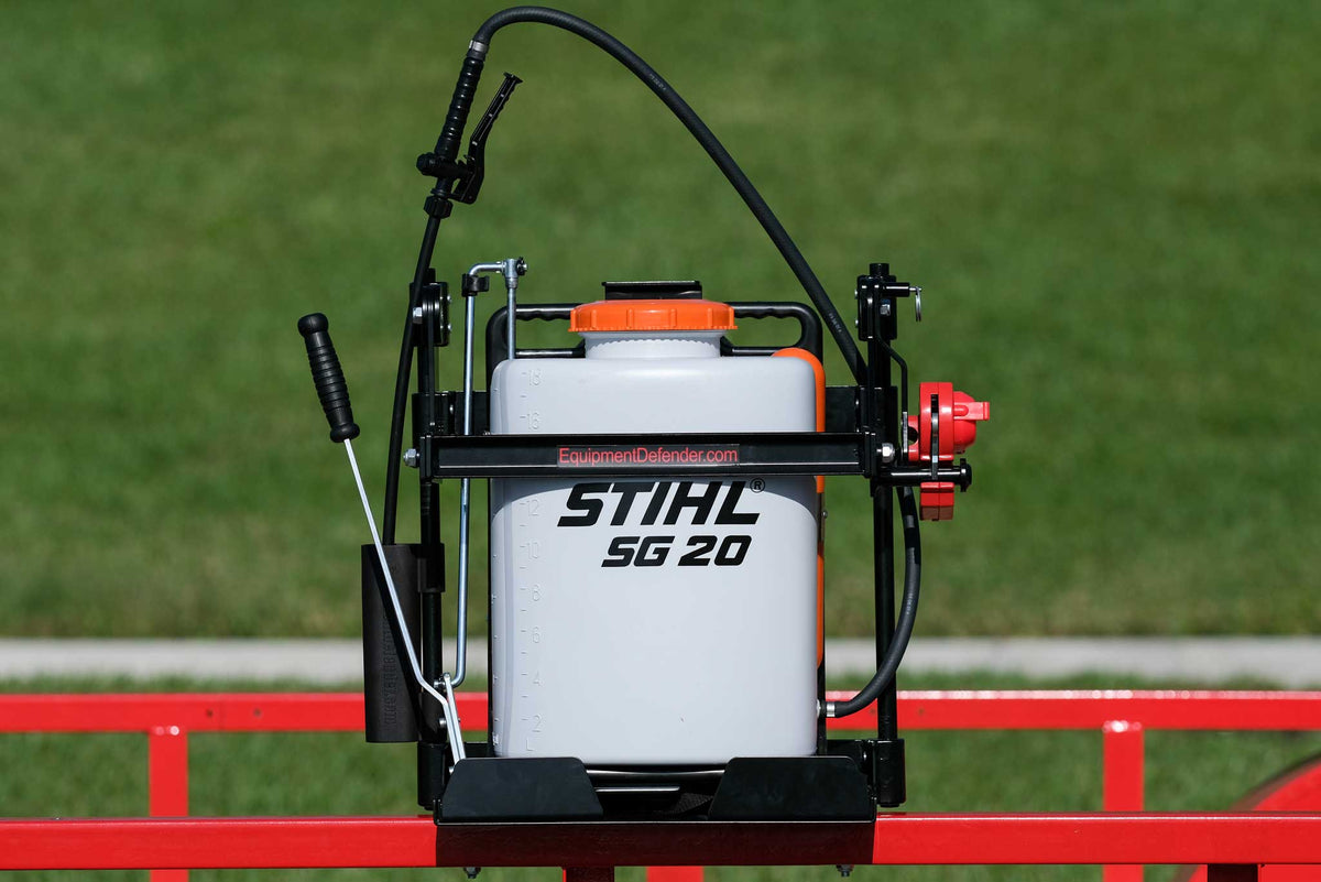 Backpack Sprayer Rack for Landscape Trailers Open and Enclosed ...