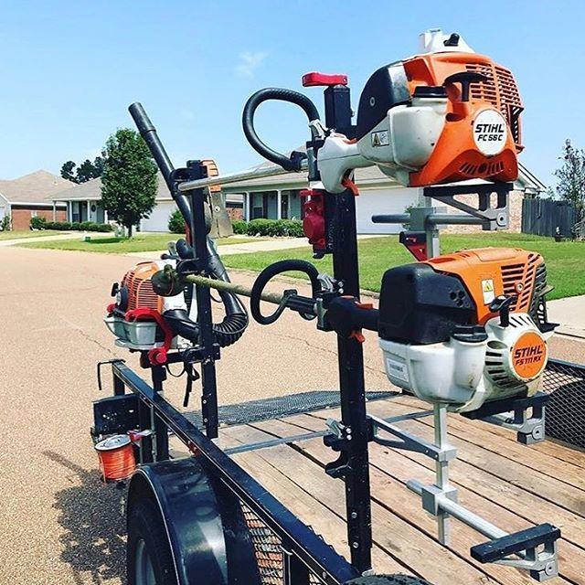 Trimmer Racks, Weedeater Racks, Lockable Trimmer Racks for