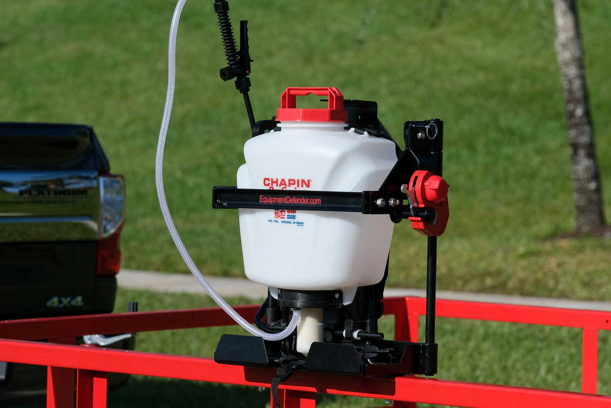 Backpack Sprayer Rack for Landscape Trailers Open and Enclosed ...