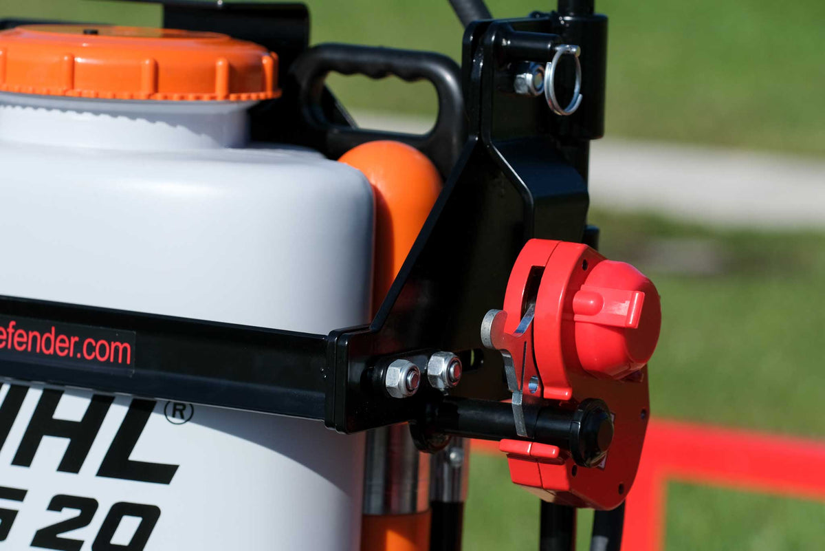 Backpack Sprayer Rack for Landscape Trailers Open and Enclosed ...